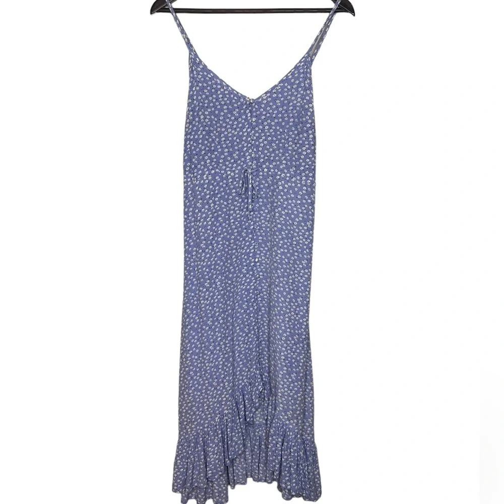 Rails Frida Dress in Sky Blue Daisies High Low Hem